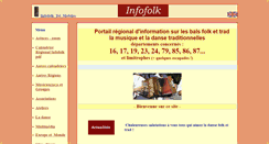 Desktop Screenshot of infofolk.net